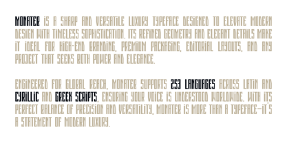 Monateb Font Poster 4