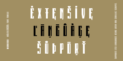 Monateb Font Poster 3