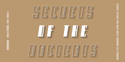 Monateb Font Poster 8