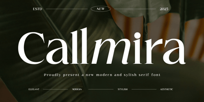 Callmira Font Poster 1