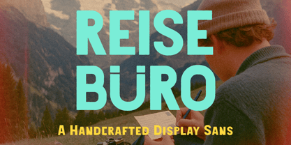 Reiseburo Display Font Poster 1