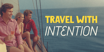 Reiseburo Display Font Poster 4