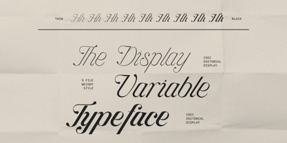 Hottest Springs Variable Pro Font Poster 9