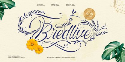 Bredlive Font Poster 1