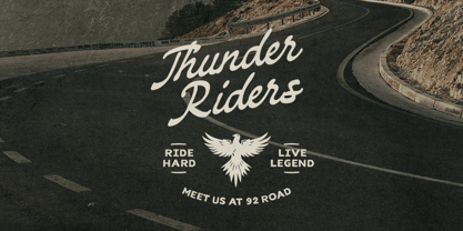 Lockride Font Poster 7