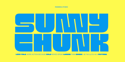 Sunny Chunk Font Poster 1
