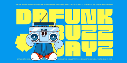 Sunny Chunk Font Poster 2