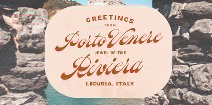 Peach Sangria Font Poster 6