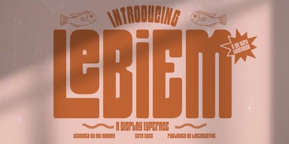 Lebiem Font Poster 1