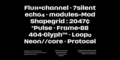 Merica Futurist Font Poster 7