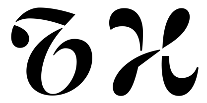 Sharp Serif Display PE Font Poster 2