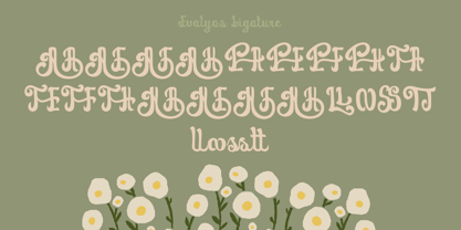 Evalyos Font Poster 8