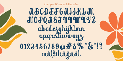 Evalyos Font Poster 3