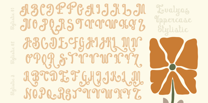 Evalyos Font Poster 5
