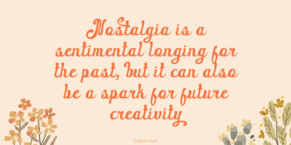 Evalyos Font Poster 6