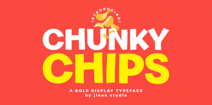Chunky Chips Font Poster 1