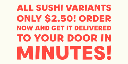 Chunky Chips Font Poster 5