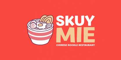 Chunky Chips Font Poster 3