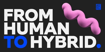 Glyphic Sans Font Poster 8