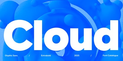 Glyphic Sans Font Poster 4