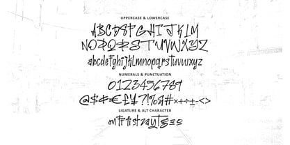 MC Rony Tegon Font Poster 6