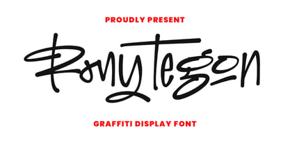 MC Rony Tegon Font Poster 1