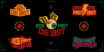 Rebel Kulture Outline Font Poster 4