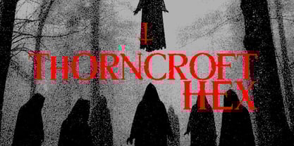 Thormcroft Hex Font Poster 8