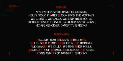 Thormcroft Hex Font Poster 4