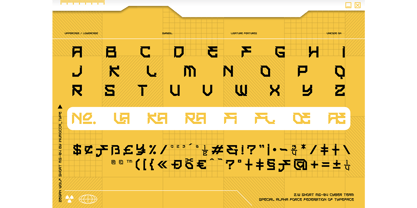 Zegan Wolf Short Font Poster 9