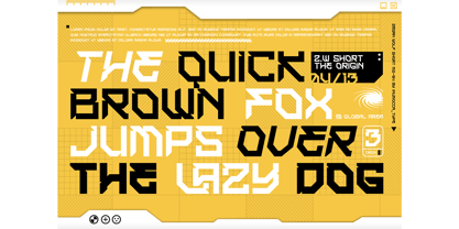 Zegan Wolf Short Font Poster 4