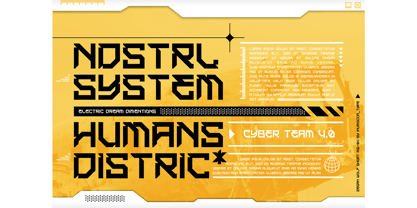 Zegan Wolf Short Font Poster 2