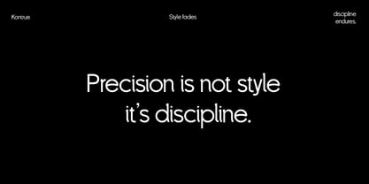 Kontrue Font Poster 11