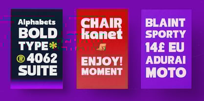 Bright Style Font Poster 2