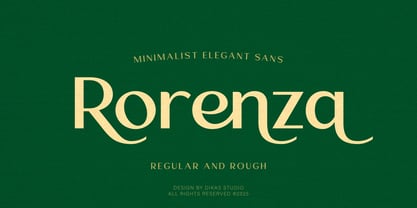 Rorenza Font Poster 1