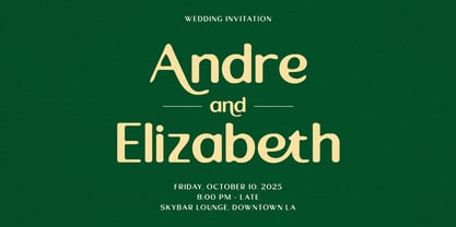 Rorenza Font Poster 8