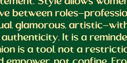 Rorenza Font Poster 6