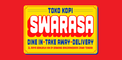 Swarasa Font Poster 9