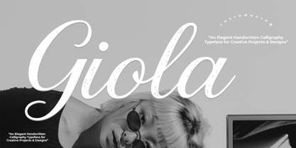 Giola Font Poster 1