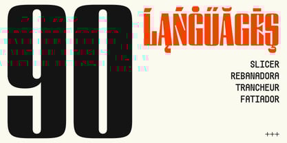 GW Slicer Font Poster 8