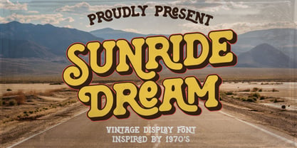 Sunride Dream Font Poster 1