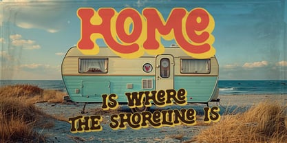 Sunride Dream Font Poster 2