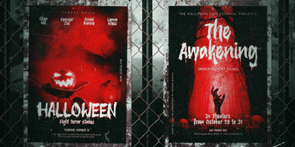 The Silent Murder Font Poster 2