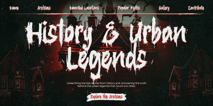 The Silent Murder Font Poster 4