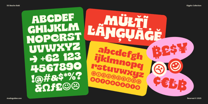 SG Bascho Font Poster 2