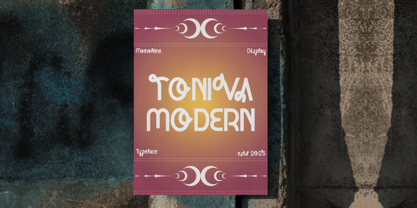 Toniva Font Poster 3