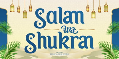Mustaqim Font Poster 12