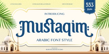 Mustaqim Font Poster 1
