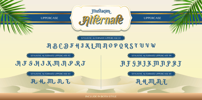 Mustaqim Font Poster 8