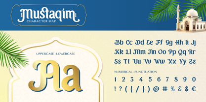 Mustaqim Font Poster 2